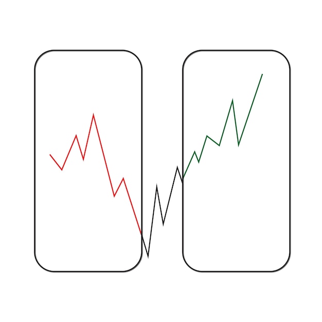 A graphic illustrating the difference between fixed and variable interest rates, with two lines representing the rates over time – a straight line for fixed and a wavy line for variable.