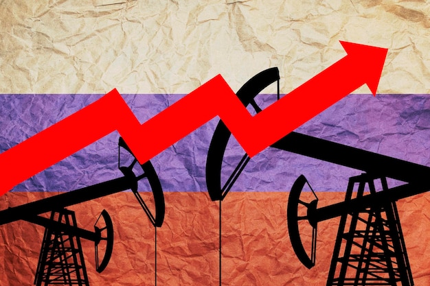 A graph showcasing the historical price fluctuations of crude oil over the past decade, highlighting key events and trends that influenced the market.