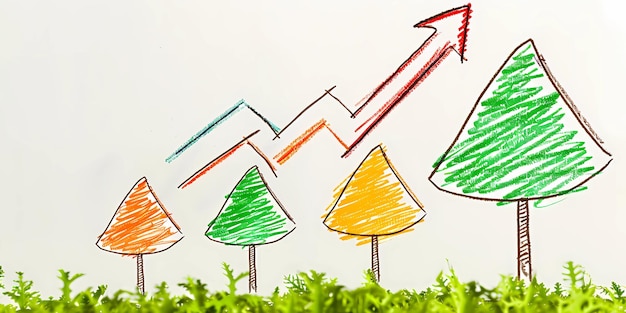 A graph showing the potential increase in the Child Tax Credit amount over the years, with a highlighted marker for the projected 2025 amount.