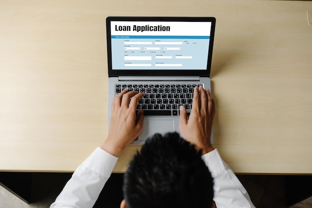 Graphics about a person completing a FAFSA form on a laptop on the top of books and notes. They are happy. The purpose is to convey the simplifications. It also has to show an extension as the FAFSA deadline got extended.